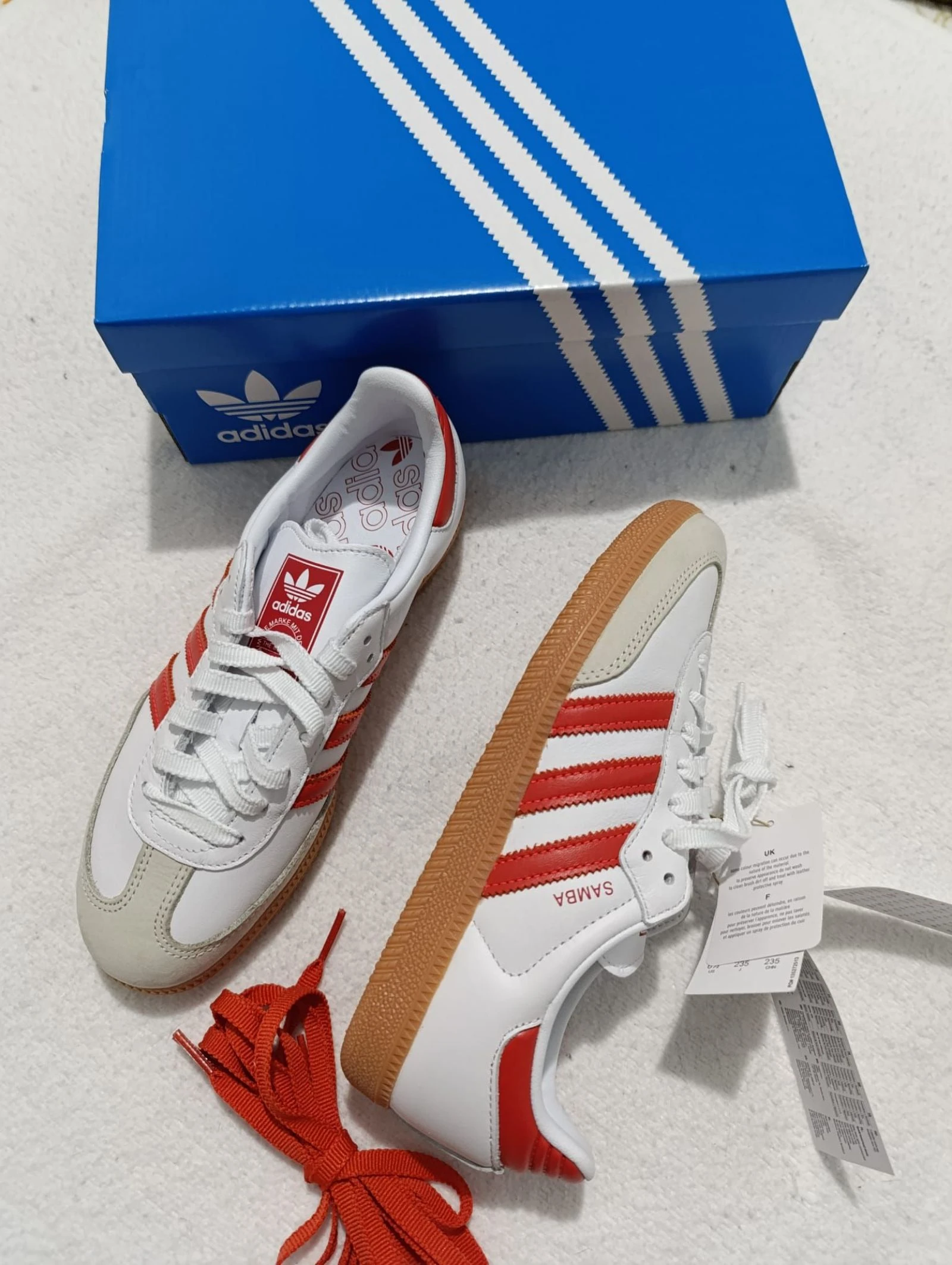 Adidas Samba genuine leather sneakers women size 38 – photo 4